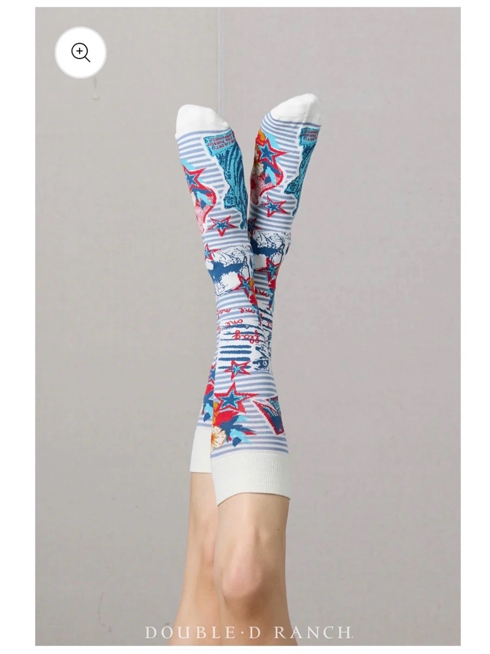 Double D Ranch We Salute Socks